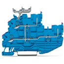Wago 2020-2209 2Leiter/2Pin Doppelstockklemme Blau
