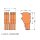 Wago 2022-101/000-012 1-Leiter-Federleiste Orange