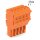 Wago 2022-105/000-012 1-Leiter-Federleiste Orange