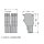 Wago 2022-111 1-Leiter-Federleiste Grau