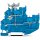 Wago 2022-2209 2Leiter/2Pin Doppelstockklemme Blau