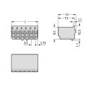 Wago 2091-1127 1-Leiter-Federleiste Grau