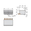 Wago 2091-1156/000-1000 1-Leiter-THT-Federleiste