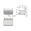 Wago 2091-1180/000-1000 1-Leiter-THT-Federleiste
