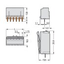 Wago 2091-1302/200-000 THR-Federleiste gerade