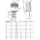 Wago 2091-1505/002-000 1-Leiter-Stiftleiste Grau
