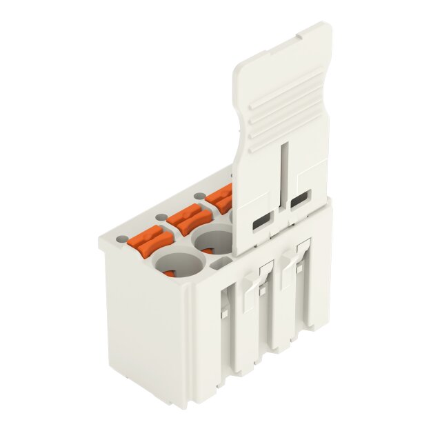 Wago 2092-1104 1-Leiter-Federleiste Grau