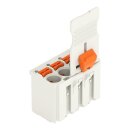 Wago 2092-1104/002-000 1-Leiter-Federleiste Grau