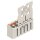 Wago 2092-1106 1-Leiter-Federleiste Grau