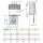 Wago 2092-1505/002-000 1-Leiter-Stiftleiste Grau