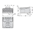 Wago 2092-1526/002-000 1-Leiter-Stiftleiste Grau