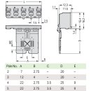 Wago 2092-3102/002-1000 1-Leiter-Federleiste Grau