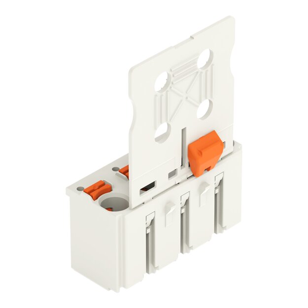 Wago 2092-3104/002-000 1-Leiter-Federleiste Grau