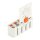 Wago 2092-3105/002-000 1-Leiter-Federleiste Grau