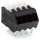 Wago 218-107/000-604 THR-Leiterplattenklemme Schwarz
