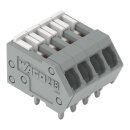 Wago 218-108 Leiterplattenklemme Grau