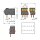Wago 218-502/000-604 THR-Leiterplattenklemme Schwarz