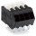 Wago 218-507/000-604 THR-Leiterplattenklemme Schwarz