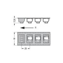 Wago 218-507/000-604/997-405 THR-Leiterplattenklemme Schwarz