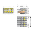 Wago 231-106/026-000/034-000 1-Leiter-Federleiste
