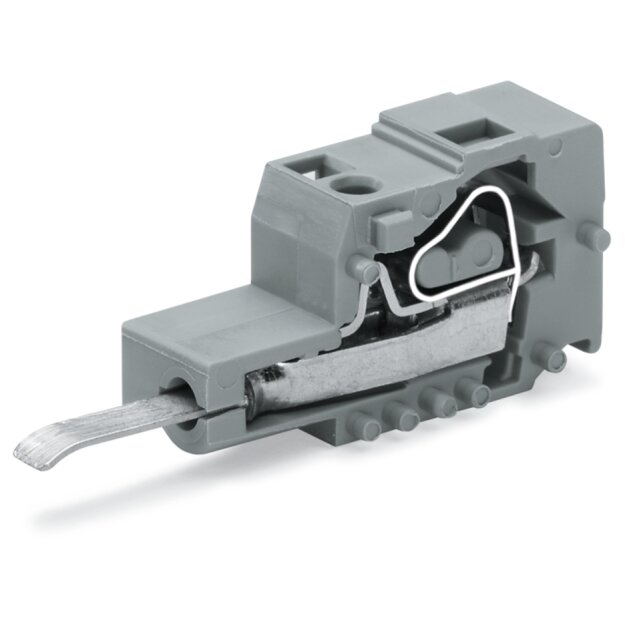Wago 231-161 Prüfsteckermodul Grau