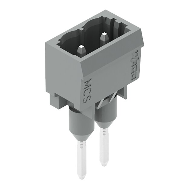 Wago 231-162/003-000 Stiftleiste für Reihenklemme Grau