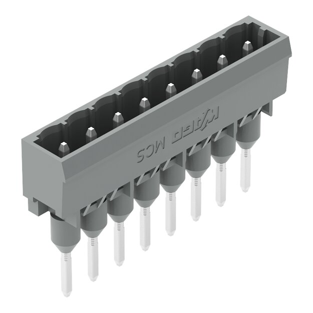 Wago 231-168/003-000 Stiftleiste für Reihenklemme Grau