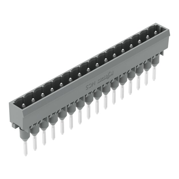 Wago 231-176/003-000 Stiftleiste für Reihenklemme Grau