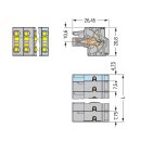 Wago 231-2206/026-000 2-Leiter-Federleiste