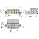 Wago 231-621/019-000 1-Leiter-Stiftleiste