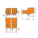Wago 231-649/018-000 1-Leiter-Stiftleiste