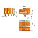 Wago 231-704/008-000 1-Leiter-Federleiste