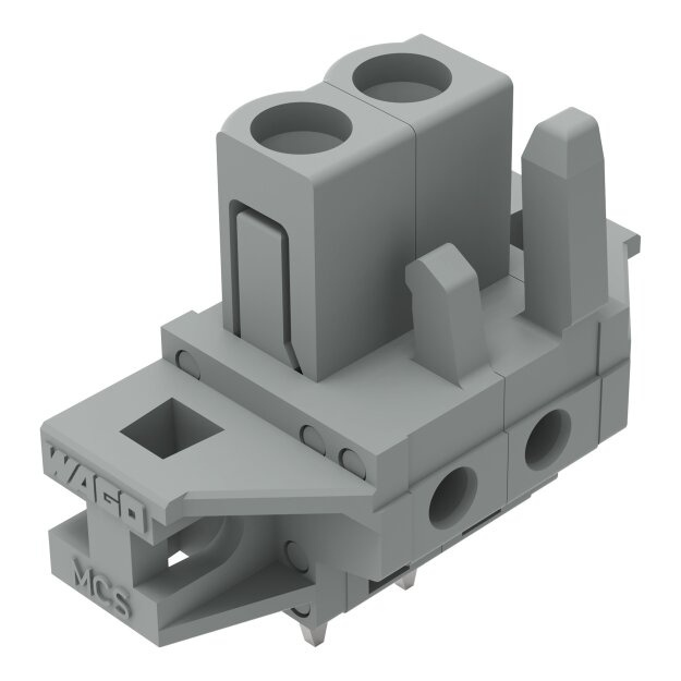 Wago 232-132/031-000 THT-Federleiste gerade Grau