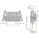 Wago 232-139/005-000/039-000 Federleiste für Reihenklemme Grau