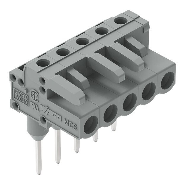 Wago 232-235/005-000 Federleiste für Reihenklemme Grau