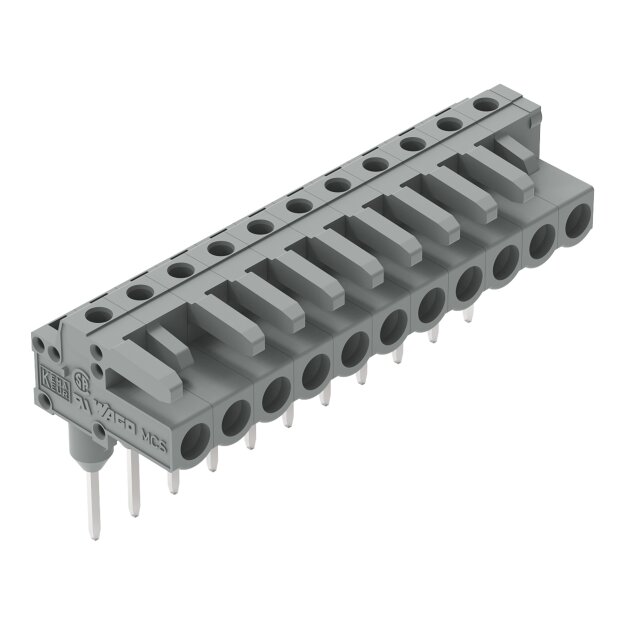 Wago 232-241/005-000 Federleiste für Reihenklemme Grau
