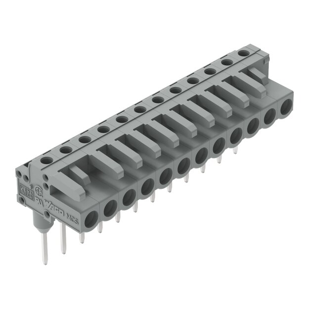 Wago 232-242/005-000 Federleiste für Reihenklemme Grau