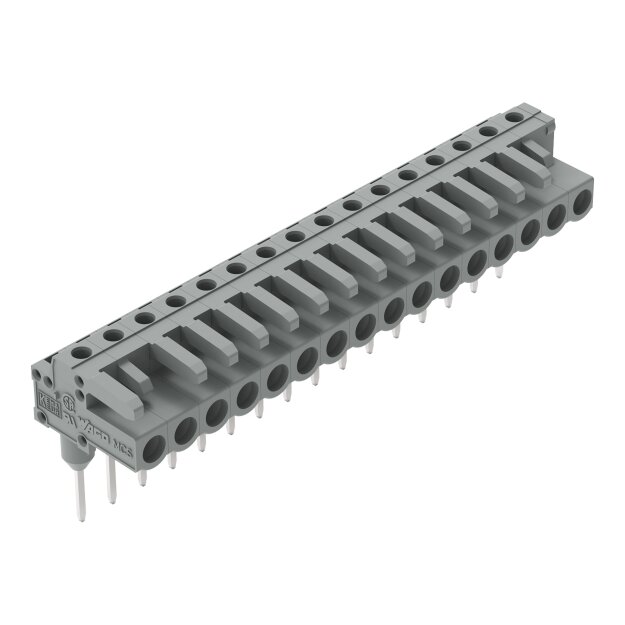 Wago 232-246/005-000 Federleiste für Reihenklemme Grau