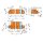 Wago 232-764/031-000 THT-Federleiste gerade