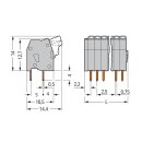Wago 234-208 Leiterplattenklemme Grau