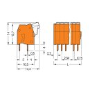 Wago 234-510 Leiterplattenklemme