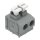 Wago 235-402/331-000 Leiterplattenklemme Grau