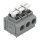 Wago 235-403/332-000 Leiterplattenklemme Grau