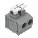 Wago 235-404/331-000 Leiterplattenklemme Grau