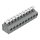 Wago 235-410/331-000 Leiterplattenklemme Grau