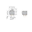Wago 235-501/333-000 Anreihbare Leiterplattenklemme