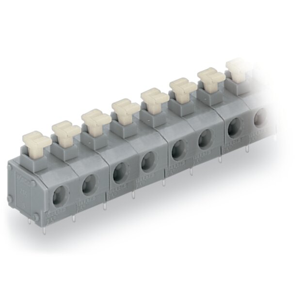 Wago 235-502/331-000 Leiterplattenklemme Grau