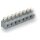 Wago 235-502/331-000 Leiterplattenklemme Grau