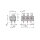 Wago 235-505/331-000 Leiterplattenklemme Grau