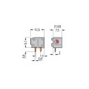 Wago 235-752 Anreihbare Leiterplattenklemme